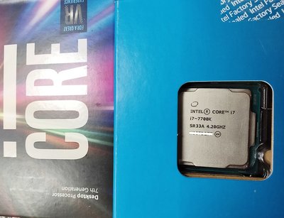 【全新盒裝】Intel i7-7700K 4.2G SR33A 1151 4C8T 內建HD 630 三年保 7700K