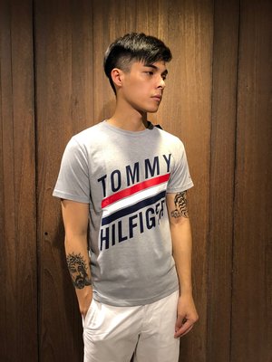 美國百分百【全新真品】 Tommy Hilfiger T恤 TH 男衣 短袖 T-shirt 素面 上衣 AL73