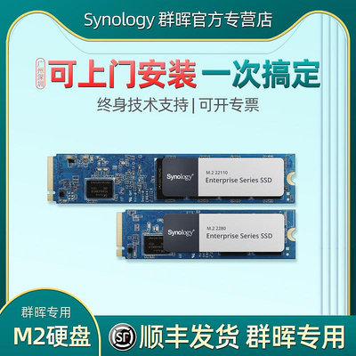 Synology群暉企業級 M.2 NVMe SSD SNV3410-400G/SNV3510-400G固態硬碟適用220+/420+/720+/920+群輝電