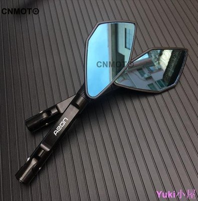 現貨 適用於  宏佳騰 ( OZ150 OZS ES150 )  改裝鋁合金後視鏡電機桿端鏡 後視鏡 摩托車側鏡後照鏡-
