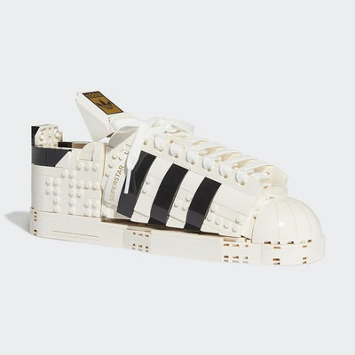 Adidas x Lego Superstar White Black 樂高 積木 鞋 FZ8497