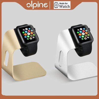 適用於Apple Watch 8/SE/Ultra金屬充電支架 iWatch 234567代充電底座 蘋果手錶鋁合金支架-奇點家居