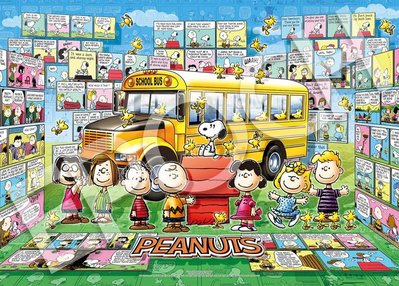 21-111 3000片日本進口拼圖 SNOOPY 史努比 校車巴士 漫畫