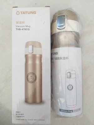 TATUNG 大同 彈蓋式真空保溫瓶 TVB-470CG 不鏽鋼 #304 特價$300