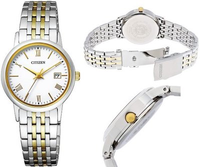 日本正版 CITIZEN 星辰 EW1584-59C 光動能 手錶 女錶 日本代購
