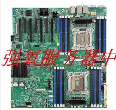 INTEL英特爾S2600IP4伺服器主板E5-2600v2 4口1000M 多GPU顯卡
