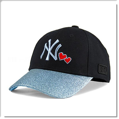 【ANGEL NEW ERA 】 MLB Old Fashioned Cap NY 洋基 黑 藍 金蔥 金粉 老帽