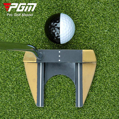 高爾夫球PGM 高爾夫雙色二層球 推桿練習黑白球 下場比賽 可視化滾動方向
