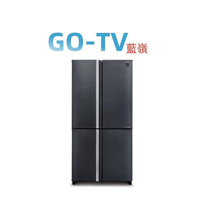 [GO-TV] SHARP夏普 575L 自動除菌離子變頻四門冰箱 (SJ-DF58F) 全區配送