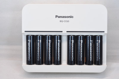 PANASONIC BQ-CC63 國際牌 智控型8槽 鎳氫急速充電器 保證最低價