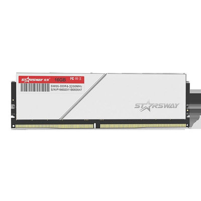 星舞記憶體DDR4記憶體16g馬甲8g 32G 2666 3200 3600桌機機電腦白色