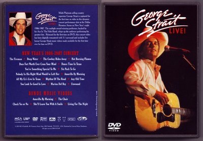 音樂居士新店#George Strait Live Concert (/dts) DVD