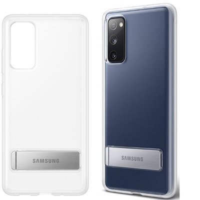 【原廠盒裝公司貨】SAMSUNG Galaxy S20 FE透明立架式背蓋