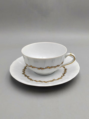 #咖啡杯日本回流精品瓷器咖啡杯碟，法國Bernardaud柏