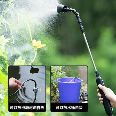 電動噴霧器噴水槍高壓噴壺家用園藝噴淋澆花神器消毒小型農用打藥