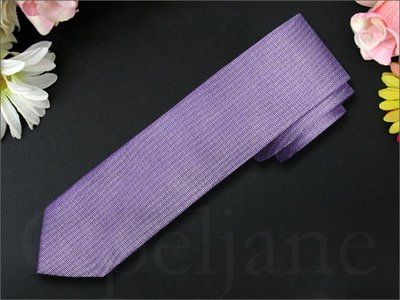 真品 Calvin Klein Tie CK 卡文克萊 紫色 純絲素面 窄版手 打領帶 西裝襯衫搭配 愛Coach包包