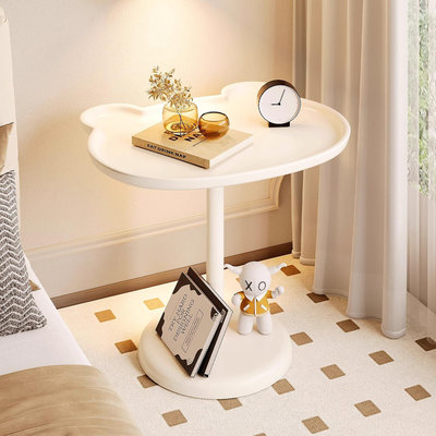 床頭櫃臥室床邊置物架奶油風小桌子簡約現代家用客廳沙發邊幾邊櫃~閒雜鋪子