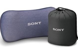 Sony 記憶腰枕 紓壓腰枕 午覺枕 車用 辦公椅用記憶腰枕 有附SONY收納袋 可收納 方便攜帶