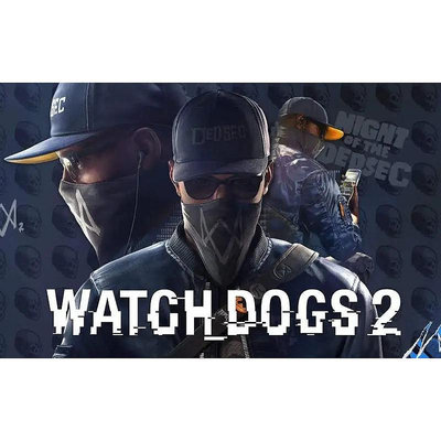 電玩界 看門狗2 Watch Dogs2 繁體中文版 PC電腦單機遊戲