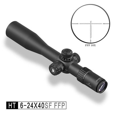 【BCS】DISCOVERY 發現者 瞄準鏡 HT 6-24X40SF FFP分體短前置 狙擊鏡-DI3329