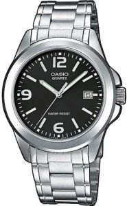 CASIO WATCH 時尚都會新風格指針錶料號MTP-1215A-1ADF( 黑面)