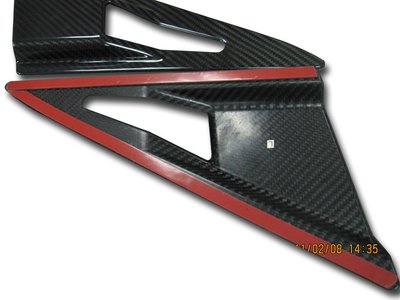 [翌迪]碳纖維部品 HONDA / CIVIC 8 碳纖維 三角窗定風翼 薄片