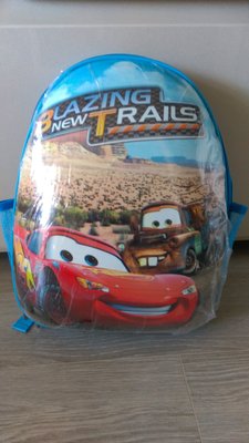 迪士尼 15吋 閃電麥坤 car's蛋殼書包 蛋殼雙肩書包 硬殼背包 兒童書包 遠足旅遊包~安安購物城~