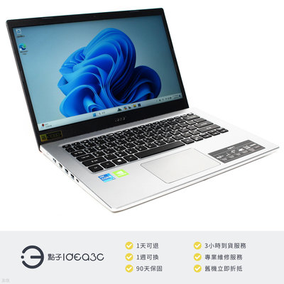 「點子3C」Acer A514-54G-521D 14吋 i5-1135G7【店保3個月】8G 256G SSD + 1T HDD MX350獨顯 ZJ070