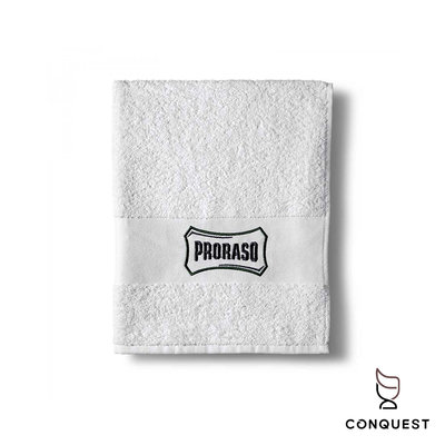 【 CONQUEST 】義大利 Proraso Classic Towel Barber  Towel 純棉毛巾 熱敷巾