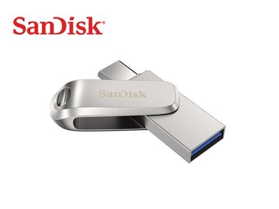 「阿秒市集」Sandisk Ultra Luxe 1TB USB3.1 OTG Type-C 雙用 隨身碟 SDDDC4
