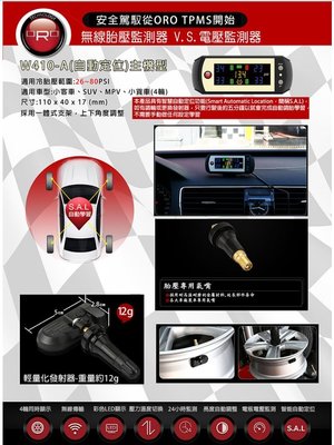 三重 國道旁 ~佳林輪胎~ORO 胎壓偵測 W410A TPMS 顯示器 Mobile01 鄉民推薦 自動定位 金屬器嘴
