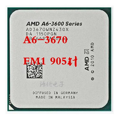 AMD A8 3870K 3850 3820 3800 A6 3670K 3650 3620 3600 3500 CPU