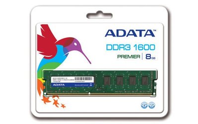【鳥鵬電腦】ADATA 威剛 Premier DDR3-1600 8GB 桌上型記憶體 D3 1600 8G 原廠終保