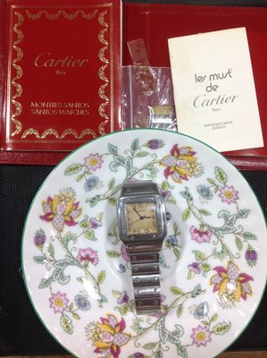 Cartier卡地亞山度士自動機械腕錶（已出售）