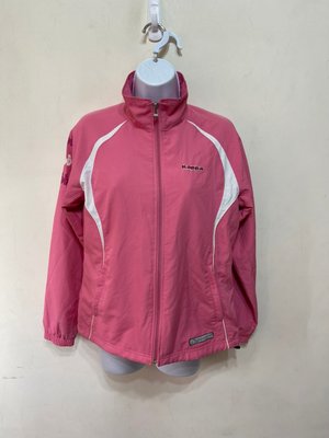 「 二手衣 」 KAPPA 女版運動外套 M號（粉色）34