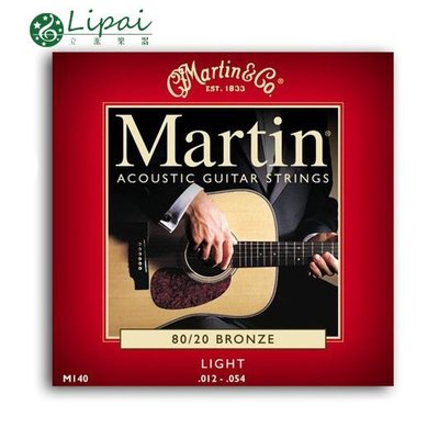 Martin M140 民謠吉他弦 012-054 鋼弦【立派樂器】