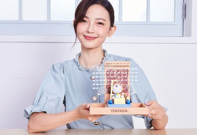 7-11 超商 哆啦A夢 道具大木集 時光機造型萬年曆 Doraemon 集點送 萬年曆 桌曆 月曆