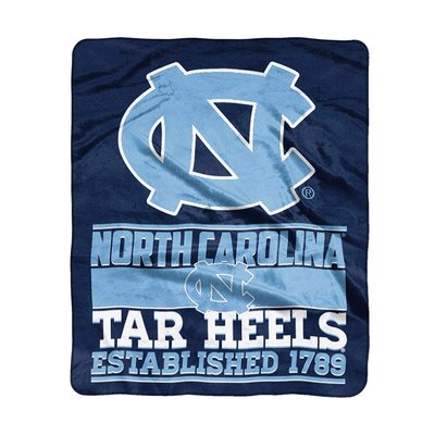 [現貨]NCAA大學球隊雙面毛毯 UNC北卡大Tar Heels喬丹MJ母校美式空調毯午睡交換生日禮品