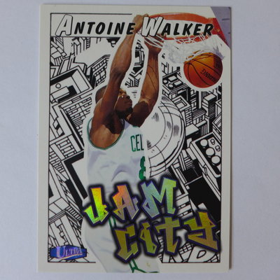 ~Antoine Walker~NBA球星/安東·渥克 1997年Ultra Jam City.NBA特殊卡
