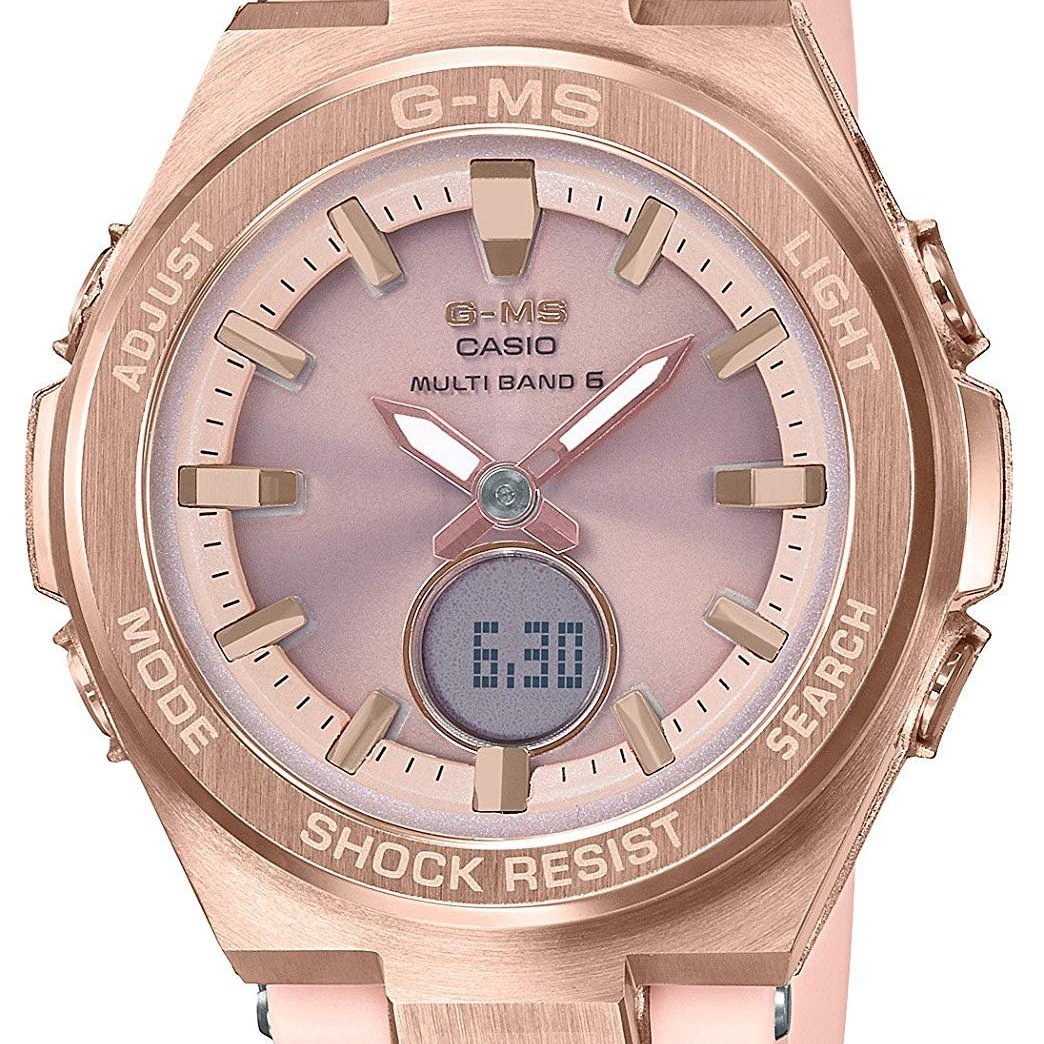 日本正版CASIO 卡西歐Baby-G G-MS MSG-W200G-4AJF 女錶電波錶太陽能