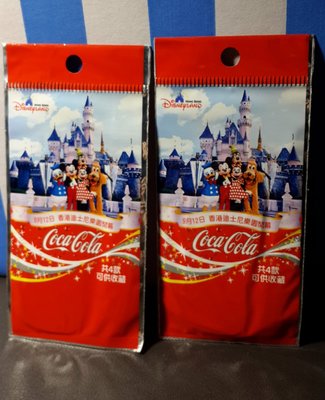 可口可樂coca cola~2005年香港迪士尼樂園開幕 ～萬用磁鐵早期絕版~二個一拍