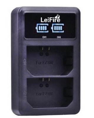 [富豪相機]LeiFire雙槽USB充電器 SONY NP-FZ100電池 A9 A7III A7RIII雙槽充電器~免運-1