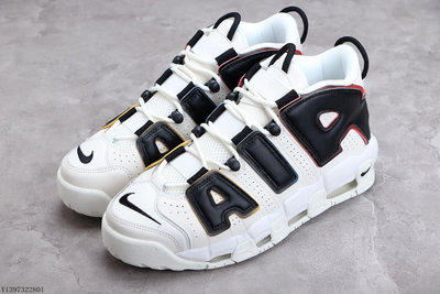 【YOYO】Nike Air More Uptempo 96 大AIR 皮蓬 白黑 男女鞋 DM1297-100休閑鞋公司級