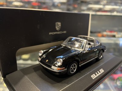 吉華科技＠ 1/43 原廠 Porsche 911 S 2.4 Targa 1972 black/black