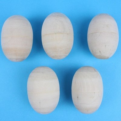 木質空白蛋 DIY彩繪蛋 (空心木質蛋)/一個入(促35) 木雞蛋 立蛋 復活節彩蛋 -AA-5069