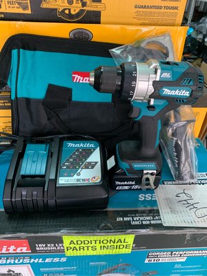 全新 Makita 牧田 無刷 18V XPH14(DHP486) 三功能 震動電鑽 含把手 套裝