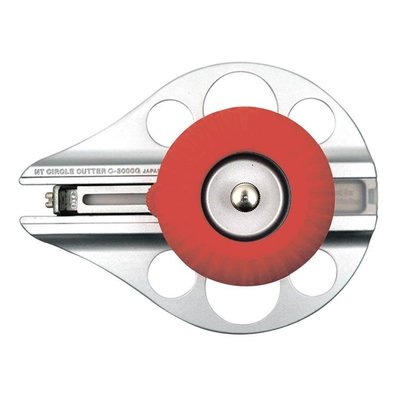 現貨熱銷-日本NT Cutter專業版切圓器割圓器切圓刀C-3000GP圓形切割器割圓刀切圓專用美工刀圓形裁刀