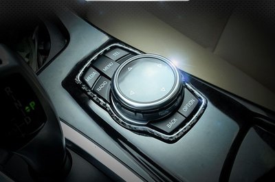 BMW 多媒體 按鍵裝飾框 碳纖 中控改裝 X1 X3 X5 X6 F20 F30 F10 F11 F01 F02