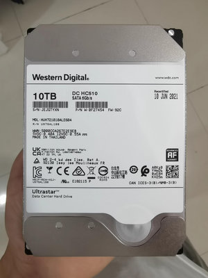 西數10T企業級硬碟 WD10TB監控錄像機NAS儲存陣列10t桌機機械硬碟