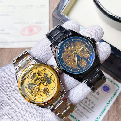 二手全新勞力士ROLEX 新款男士機械錶 防水手錶 商務手錶 男士手錶 全自動機械錶 男士腕錶商務休閒男錶